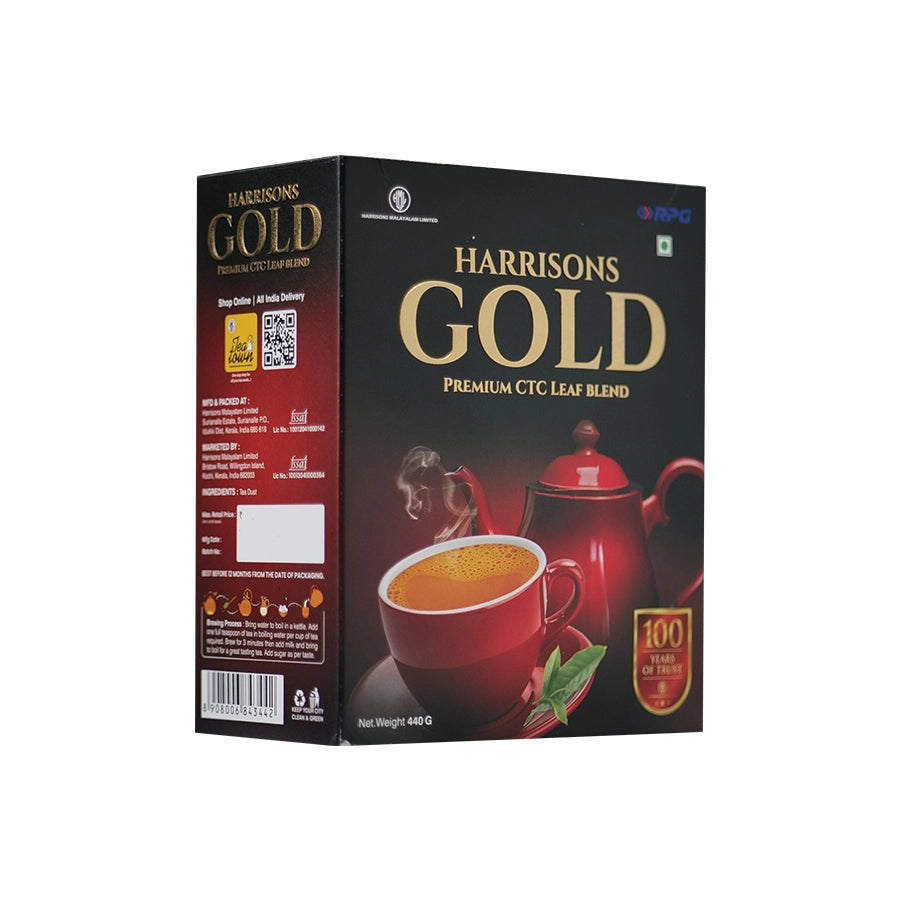 Harrisons Gold Premium CTC Leaf Tea Box