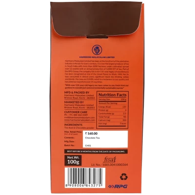 Harrisons Malayalam Chocolate Black Tea Box