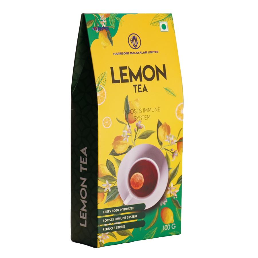 Harrisons Malayalam Lemon Black Tea Box