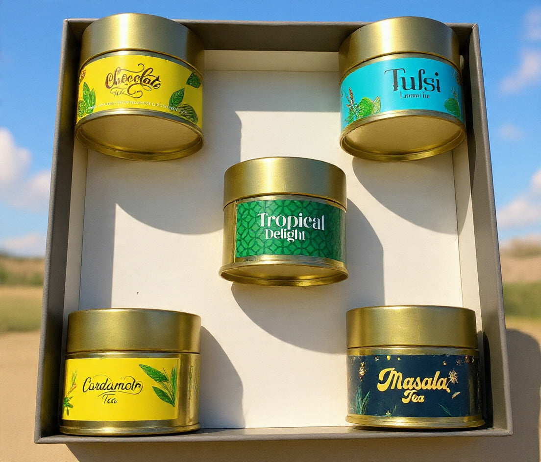Harrisons Malayalam Pookkalam Premium Tea Gift Set