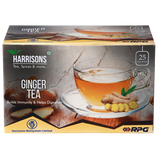 Harrisons Malayalam Ginger Black Tea to Kickstart Mornings & Fuel Metabolism - Tea Bags -Pack of 2