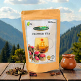 Himalayan Brew Blooming Flower White Tea with Peony, Marigold, Rose, Jasmine and Lavender — Bouquet of Flavours