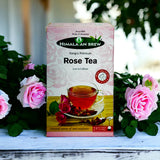 Himalayan Brew Kangra Premium Handmade Bulgarian Rose Black Tea - Metal Free Tea Bags