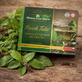 Himalayan Brew Kangra Panch Tulsi Green Tea - Goodness of 5 Basil for Daily Immunity Support - Tea Bags - Pack of 2