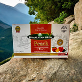 Himalayan Brew Peach Green Tea with Hibiscus, Honey and Stevia – Tea Bags