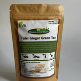 Himalayan Brew Tulsi Ginger Kangra Green Tea for Daily Vitality - Pack of 2