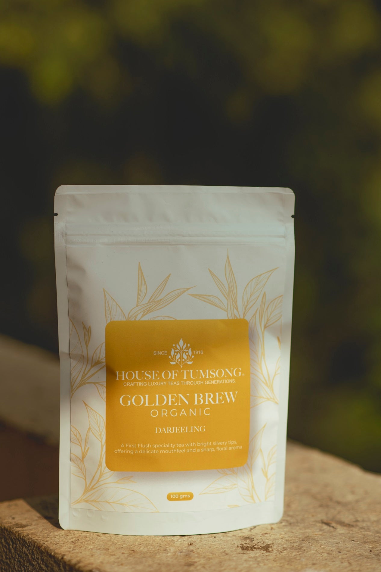 House of Tumsong Golden Brew Organic Darjeeling Tea Pack