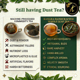 Kangra Tea House ImmuniTEA 100% Organic Ashwagandha Tumeric Tulsi Green Tea-Respiratory Calm and Stress Relief