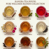 Kangra Tea House ImmuniTEA 100% Organic Ashwagandha Tumeric Tulsi Green Tea-Respiratory Calm and Stress Relief