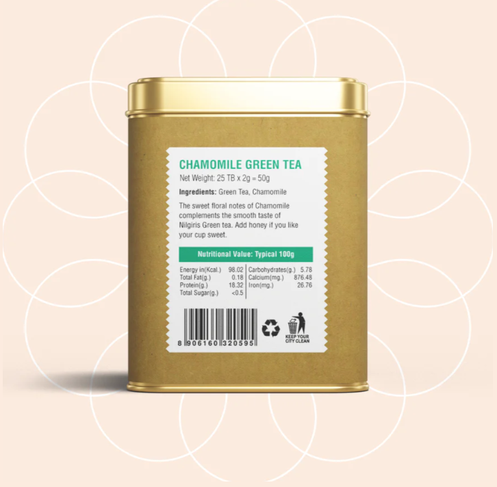 Iron Kettle Chamomile Green Tea
