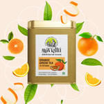 Iron Kettle Orange Green Tea Canister with 25 Teabags