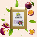 Iron Kettle Passion Fruit Green Tea Canister with 25 Teabags