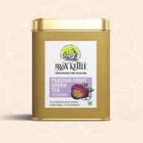 Iron Kettle Passion Fruit Green Tea Teabags with Tropical Fruit Flavor