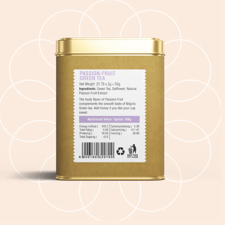 Iron Kettle Passion Fruit Green Tea Teabags