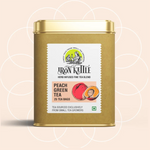 Iron Kettle Peach Green Tea Teabags with Fruity Peach Flavor