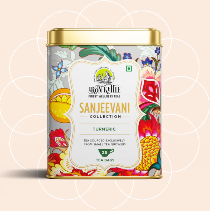 Iron Kettle Sanjeevani Collection Turmeric Green Tea