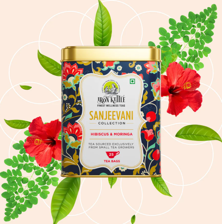 Iron Kettle Sanjeevani Hibiscus and Moringa