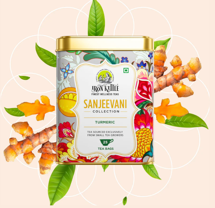 Iron Kettle Sanjeevani Turmeric Green Tea