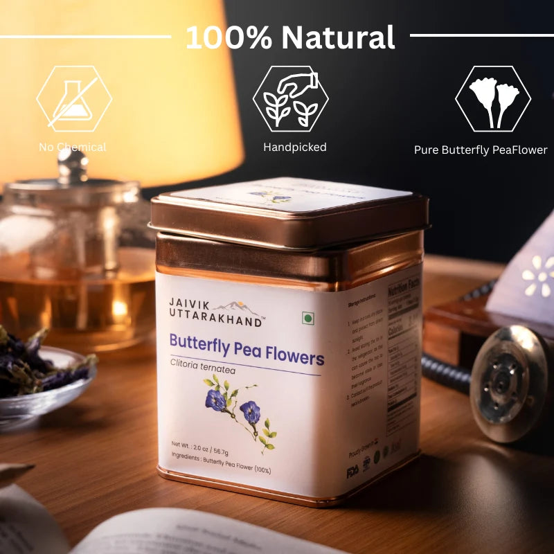 Jaivik Uttarakhand Butterfly Pea Flower Herbal Tea