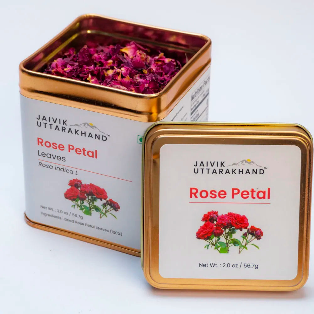 Jaivik Uttarakhand Rose Petals Herbal Infusion