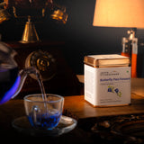 Jaivik Uttarakhand Butterfly Pea Flower Herbal Infusion with a Naturally Vivid Blue Hue