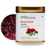 Jaivik Uttarakhand Rose Petals Herbal Infusion | Romantic Floral Infusion From Nature's Most Beloved Blossom