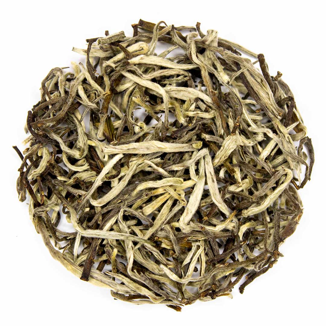 Jasmine Scented Silver Needles Darjeeling White Dry Tea Leaves