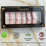 Kangra Tea House BeauTEA Hibiscus Lemongrass Rose Cotton Tea Bags