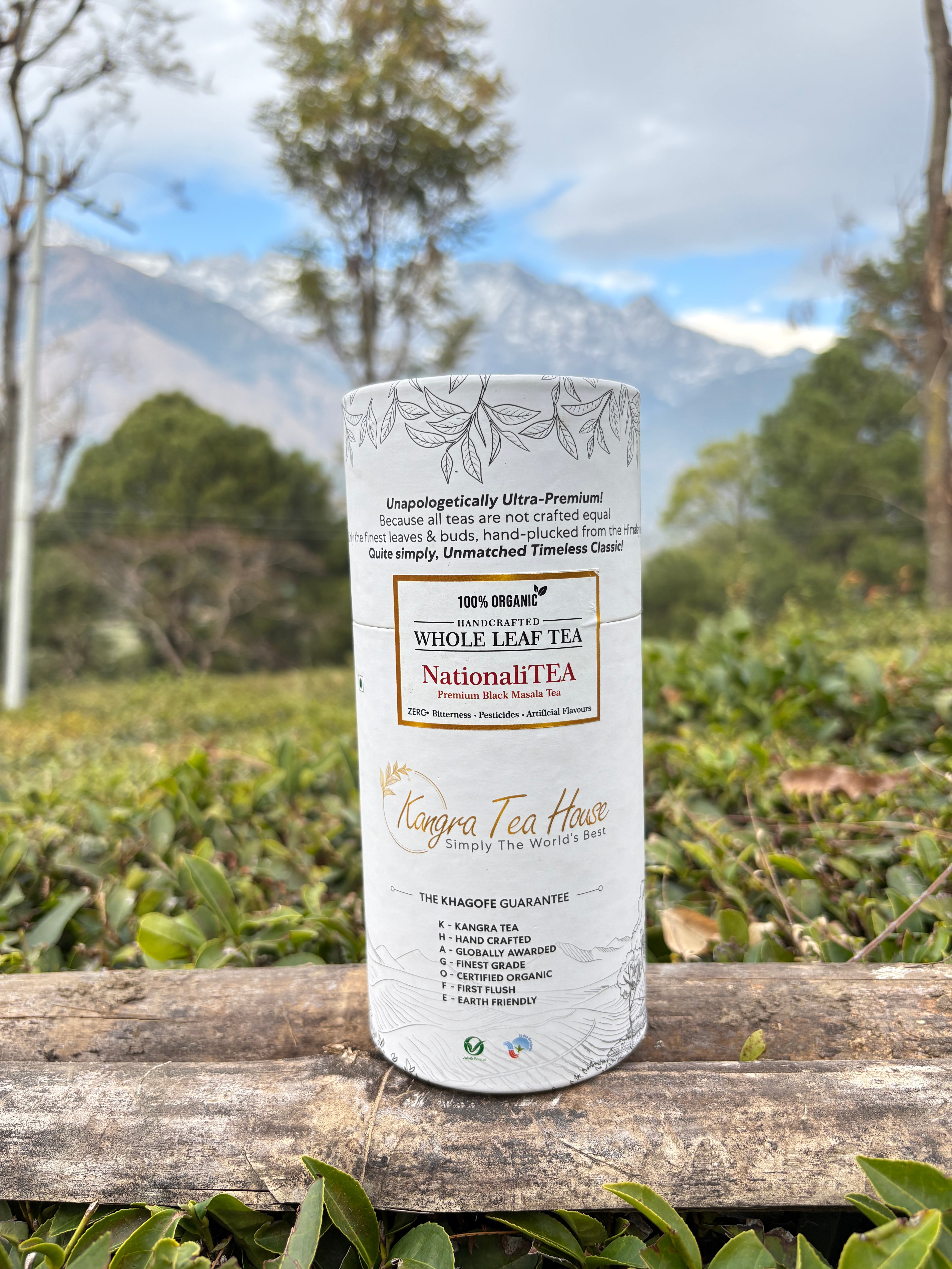 Kangra Tea House Himalayan NationaliTEA Whole Leaf 100% Organic Masala Tea