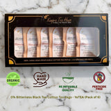 Kangra Tea House Himalayan YeTEA 100% Organic First Flush Orthodox Black Tea  in Hand Sewn Chemical-Free Cotton Potlis