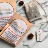 Kangra Tea House Himalayan YeTEA 100% Organic First Flush Orthodox Black Tea  in Hand Sewn Chemical-Free Cotton Potlis