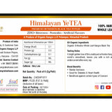 Kangra Tea House Himalayan YeTEA 100% Organic First Flush Orthodox Black Tea  in Hand Sewn Chemical-Free Cotton Potlis