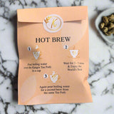 Kangra Tea House Himalayan YeTEA 100% Organic First Flush Orthodox Black Tea  in Hand Sewn Chemical-Free Cotton Potlis