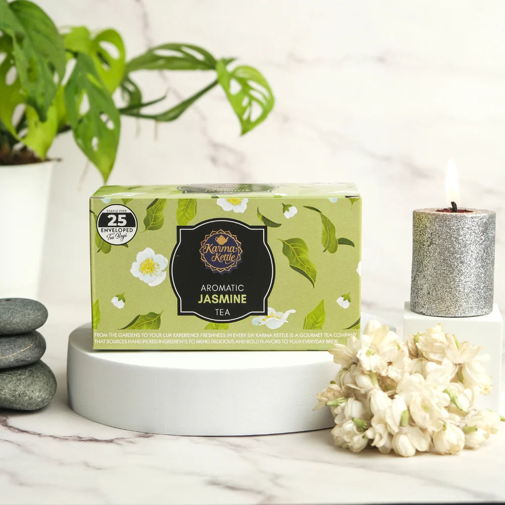 Karma Kettle Aromatic Jasmine Tea Tea Bags Box