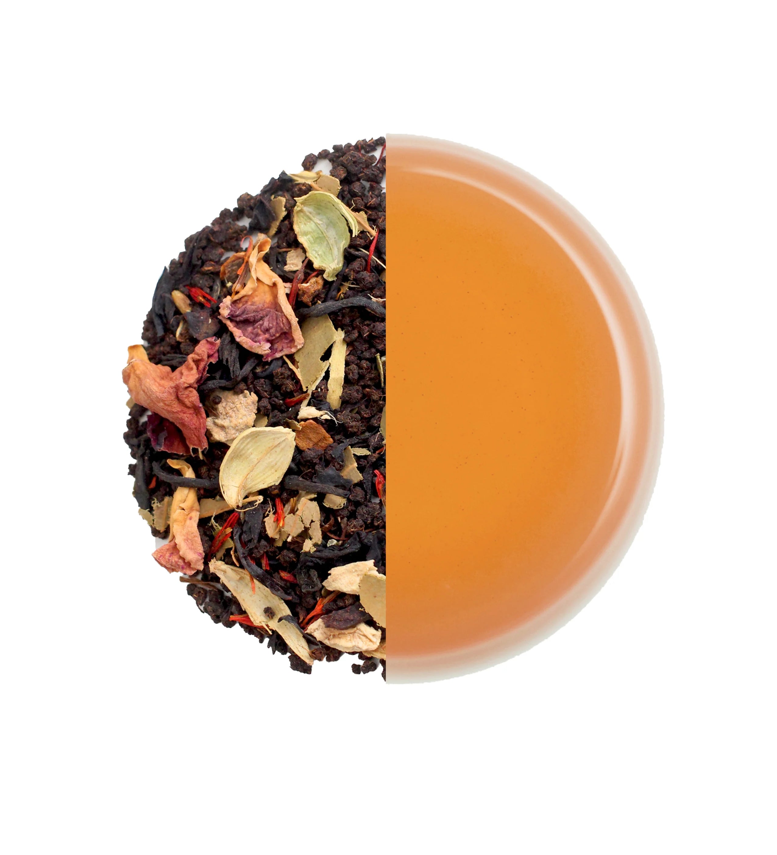 Karma Kettle Bombay Cutting Masala Chai CTC Black Tea with Rose, Nutmeg and Spices