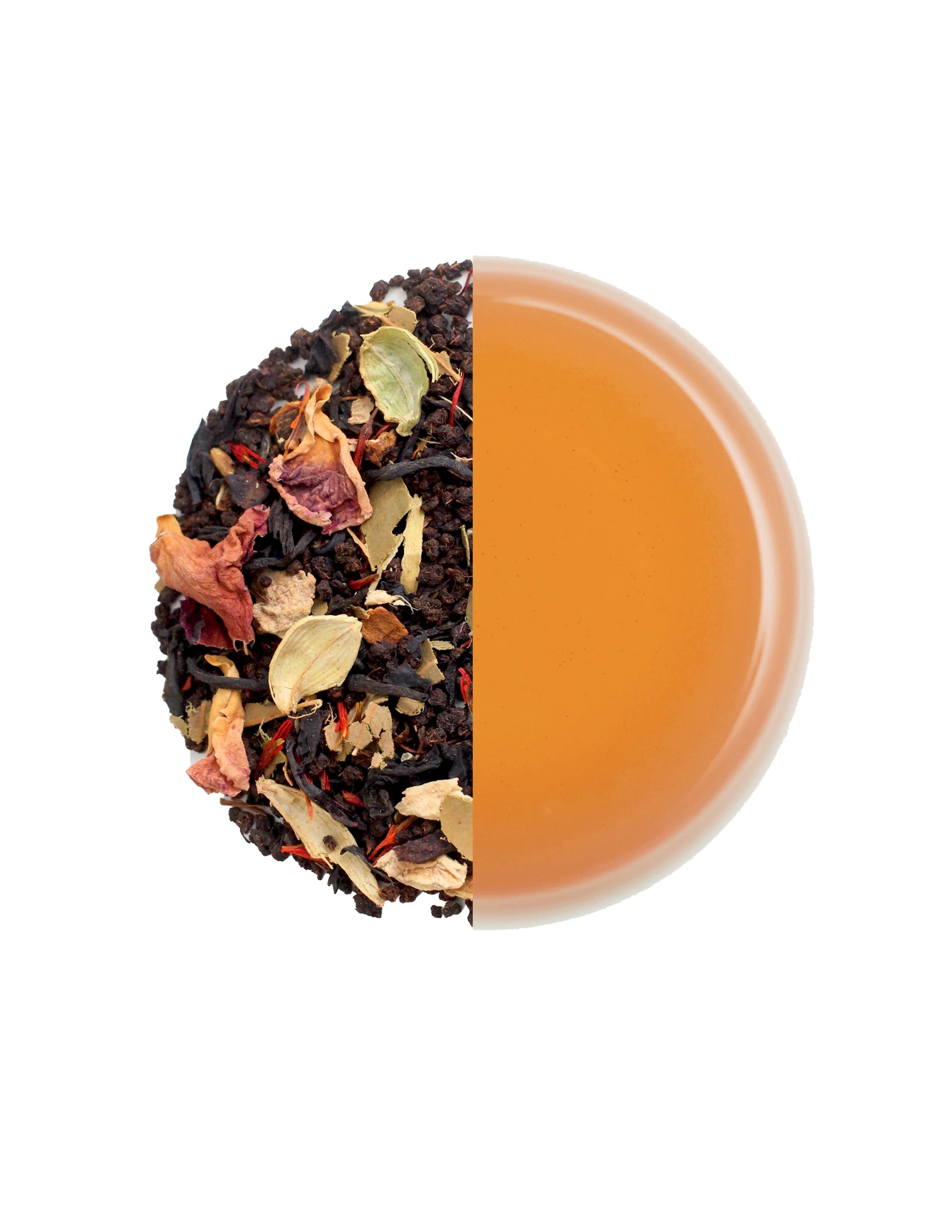 Karma Kettle Bombay Cutting Masala Chai CTC Black Tea with Rose, Nutmeg and Spices