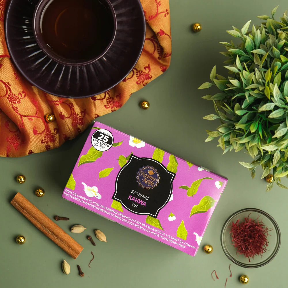 Karma Kettle Kashmiri Kahwa Tea Box