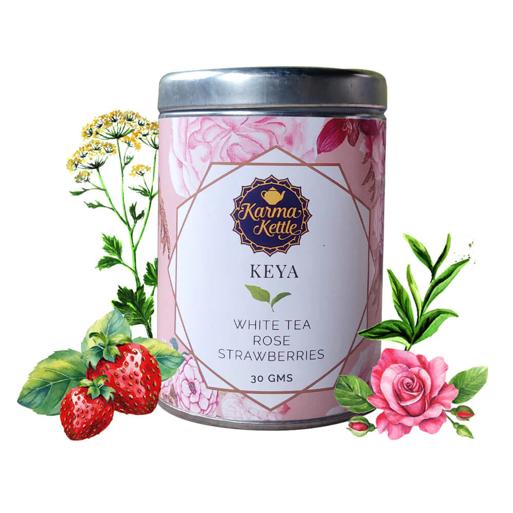 Karma Kettle Keya White Tea Rose Strawberries