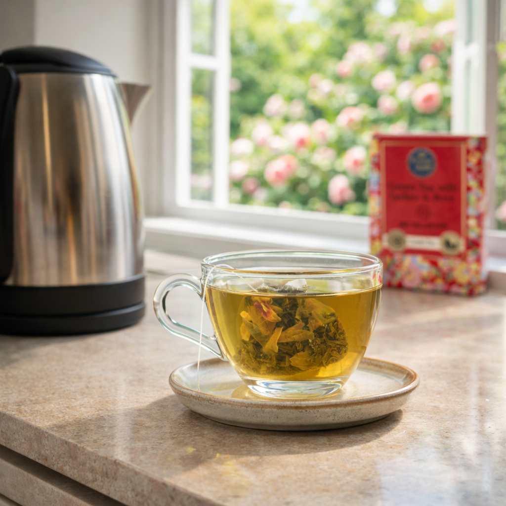 Karma Kettle Zen Collection Green Tea with Lychee and Rose – Pyramid Teabags
