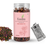 Kasika Rose Green Tea for Daily Serenity, Soothed Digestion & Pure Refreshment
