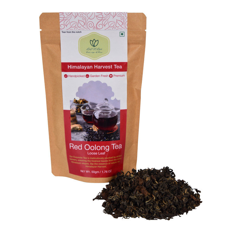LEAF N LIPS Himalayan Harvest Red Oolong Tea Pack