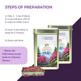 Lavender & Rhododendron Herbal Infusion Brewing Instruction