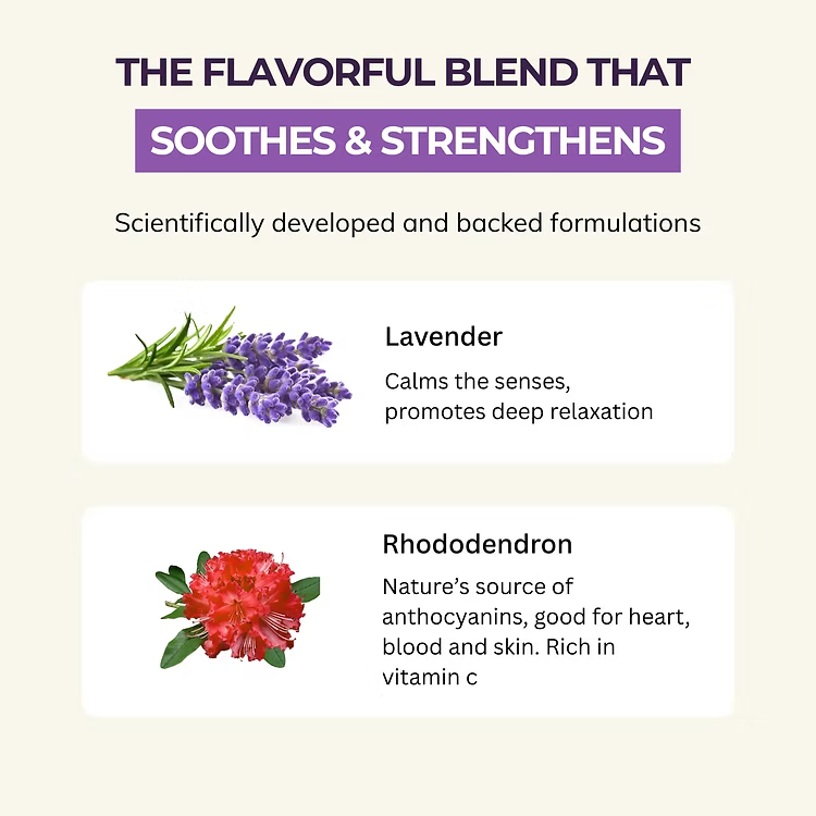 Lavender & Rhododendron Herbal Infusion Product Description