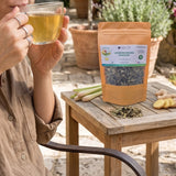 Deroi Lemongrass Ginger Green Tea - India’s First Carbon-Free Tea From Assam - Pack of 2