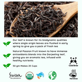 Leo Passion Fruit Organic Darjeeling Black Tea - A Regal Zodiac Blend for the Ruler Within