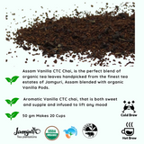 Libra Vanilla Organic Assam Black Tea - A Zodiac Tea Celebrating Balance & Grace