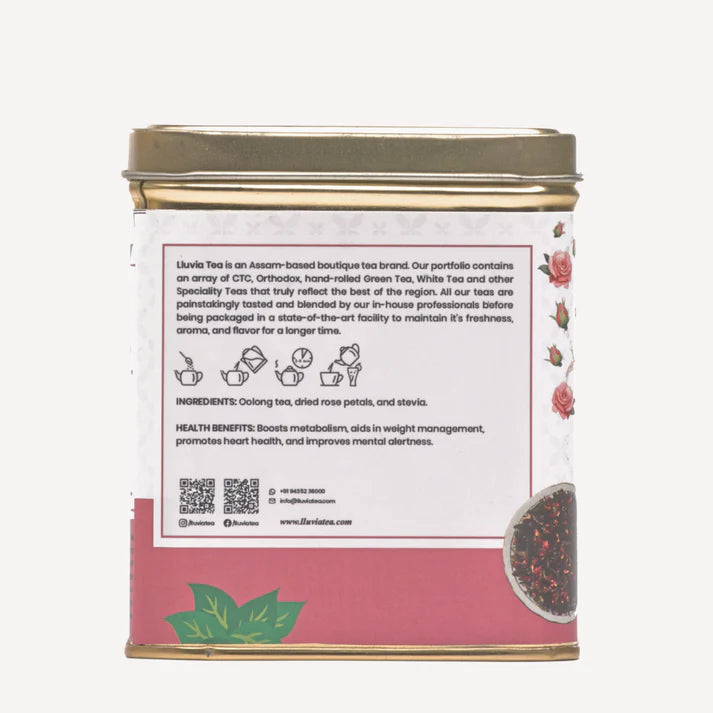 Lluvia Rose Oolong Wellness Tea Box