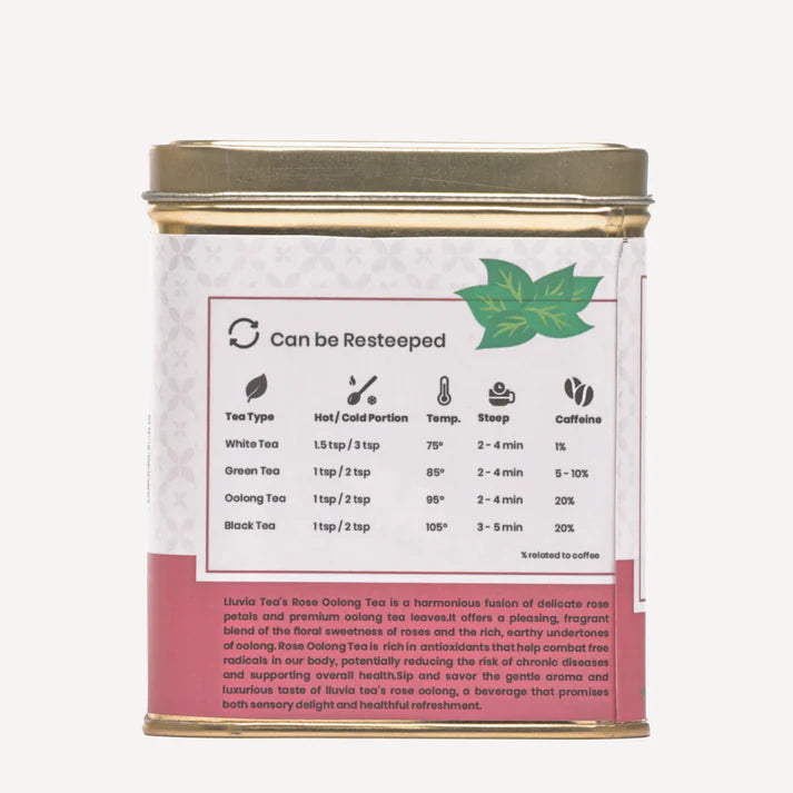 Lluvia Rose Oolong Wellness Tea