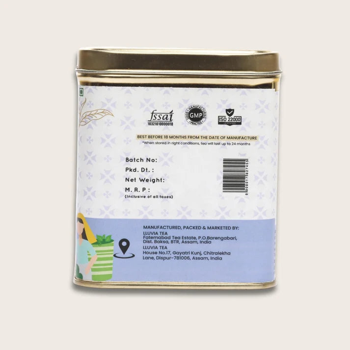 Lluvia Peony White Tea Packaging