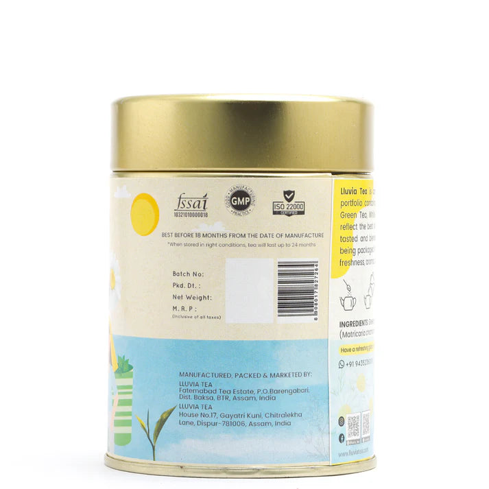 Lluvia Tea Chamomile Charisma Tea Canister